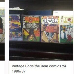 Vintage Boris the Bear 17x comics series bundle